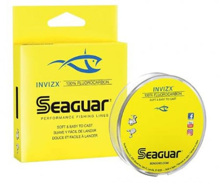 Seaguar, InvizX Freshwater Fluorocarbon Line, 600 m, 4.5 kg Tested, 10 Inch Diameter, Virtually Invisible, 10VZ600 Seaguar, InvizX Freshwater Fluorocarbon Line, 600 m, 4.5 kg Tested, 10 Inch Diameter, Virtually Invisible, 10VZ600