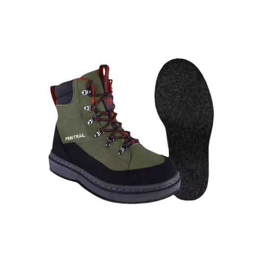 FINNTRAIL GREENWOOD FELT KHAKI WADING BOOTS