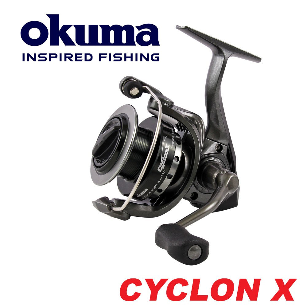 OKUMA CYCLON X CYC 55 SPINNING REEL – Mias Angling & Scuba