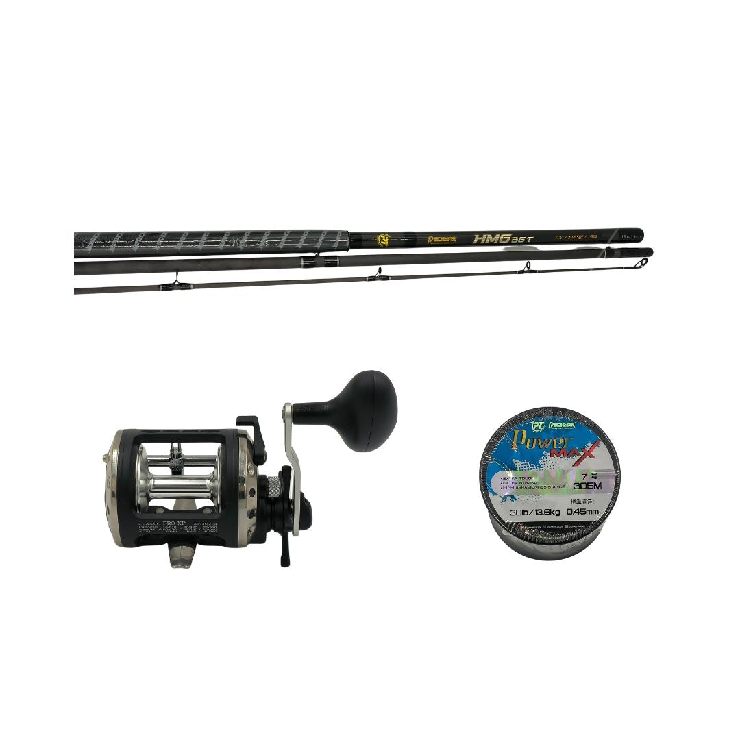 okuma custom blue spinning rod combo TCSB Bass | TCS-S-691Mb+ Okuma Hawaiian Limited Edition Custom B Okuma Fin Chaser "X" Spinning