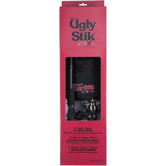 SHAKESPEARE UGLY STIK GX2 5' LIGHT 3-PIECE SPINNING COMBO
