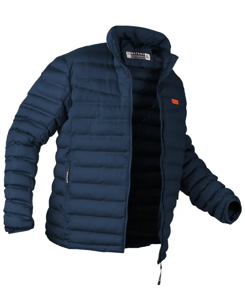 WATAMU ATLANTIC PUFFER JACKET - DEEP BLUE