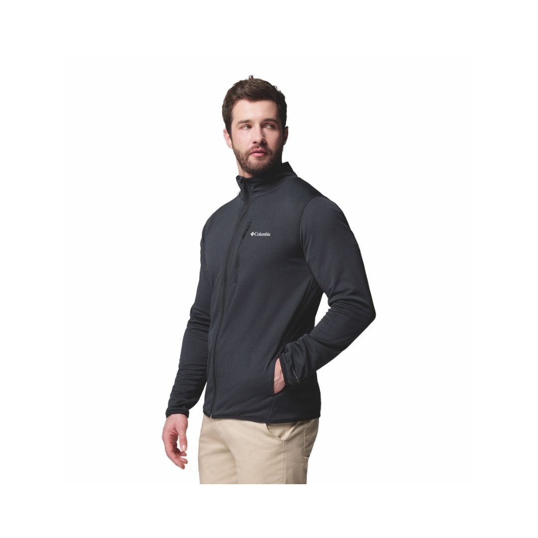 COLUMBIA MEN'S ESSENTIAL HIKE GRID FLEECE FULL ZIP JACKET