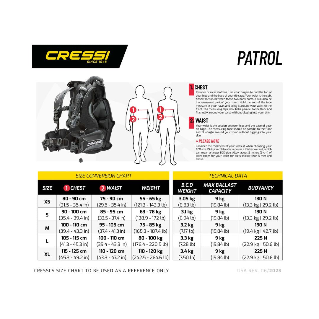 CRESSI PATROL BCD