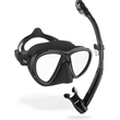 Cressi Quantinum Dry Snorkel Set