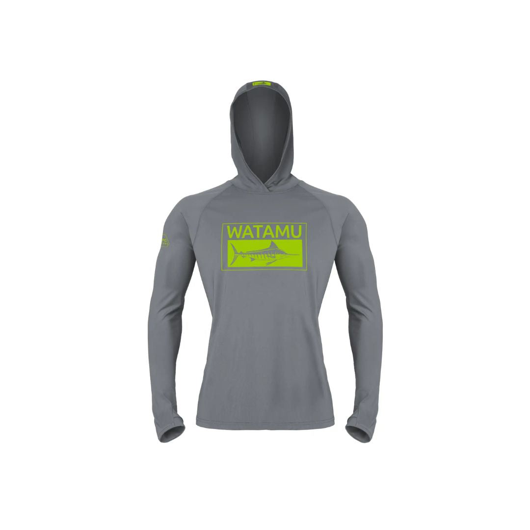 WATAMU KARIBA PERFORMANCE HOODY GREY