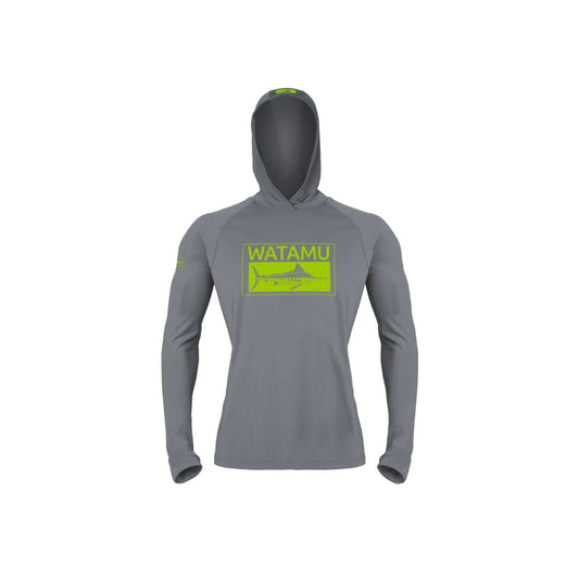 WATAMU KARIBA PERFORMANCE HOODY GREY