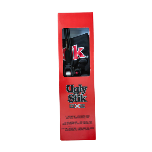 UGLY STIK GX2 7' MH 4PC CASTING COMBO