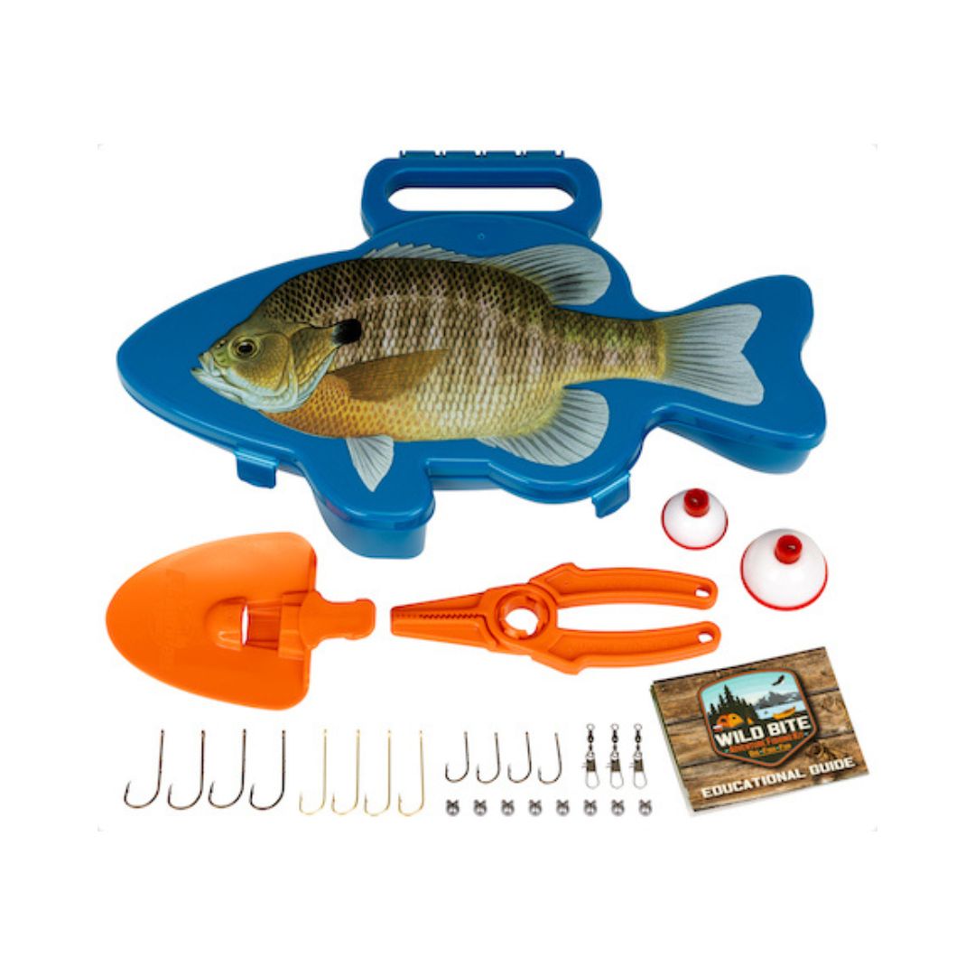 FLAMBEAU WILD BITE 25 PIECE ADVENTURE FISHING KIT - PANFISH