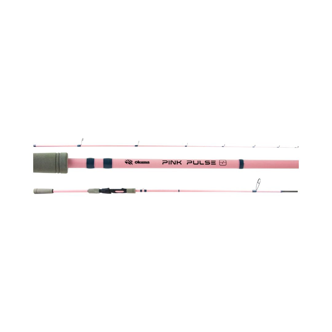 OKUMA PINK PULSE FISHING ROD