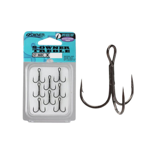 OWNER S-OWNER TREBLE HOOKS ST-36BC