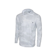 PELAGIC FREESPOOL HOODED FISHING SHIRT - BRUSH CAMO LIGHT GREY