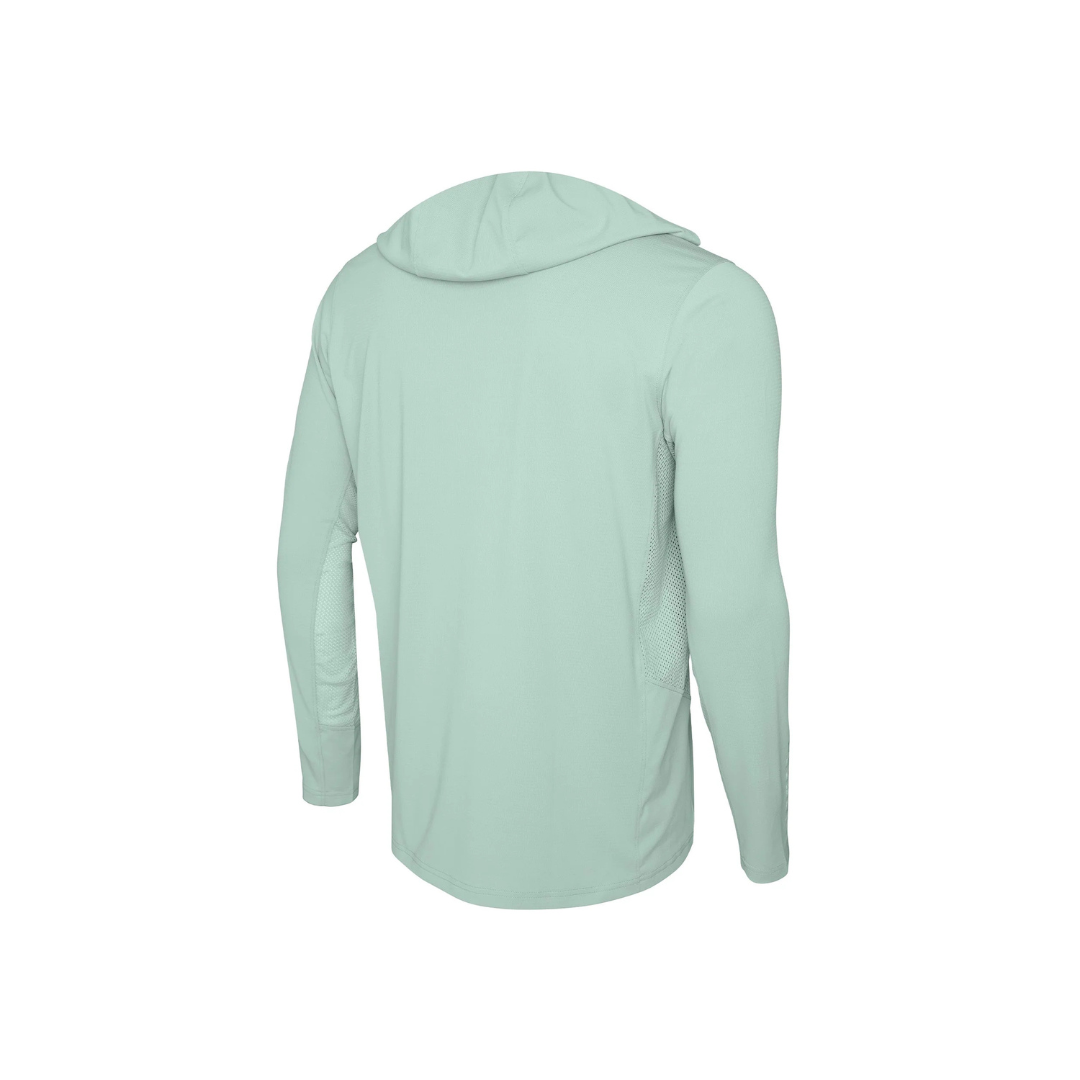 PELAGIC EXO TECH HOODED SHIRT - SOLID SAGE