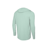 PELAGIC EXO TECH HOODED SHIRT - SOLID SAGE