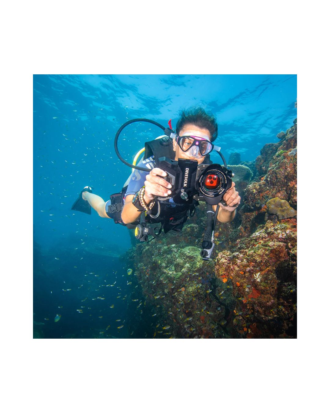 DIVEVOLK SEATOUCH 4 MAX PLUS UNDERWATER HOUSING OCEAN KIT