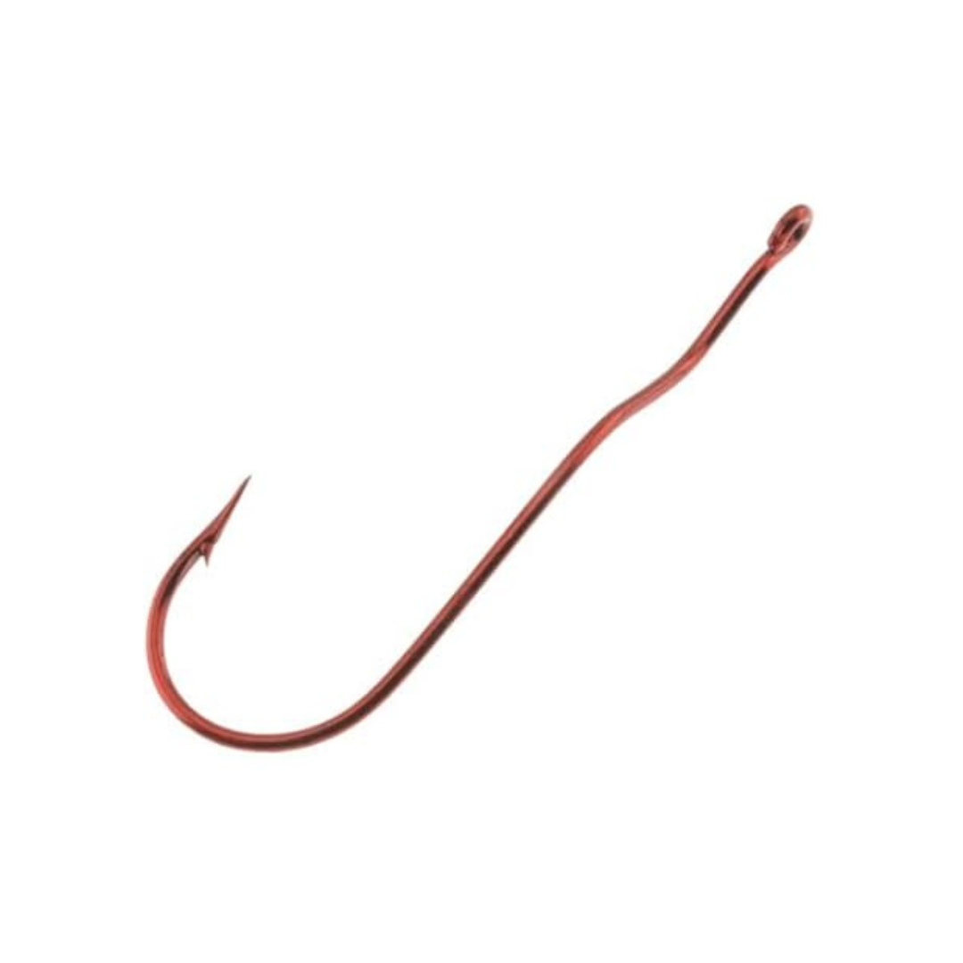 TRU-TURN BLOOD RED CAM ACTION WORM HOOKS - 063ZS