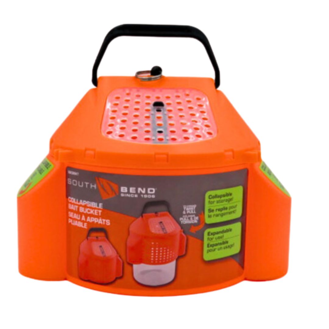 SOUTH BEND COLLAPSIBLE BAIT BUCKET