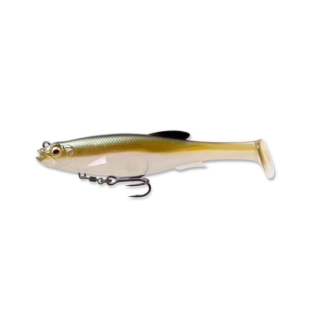 Megabass Mag Draft 6" 15,2cm 35g - Leurre Souple Chartreuse Back Pour Brochet Et Gros Carnassiers