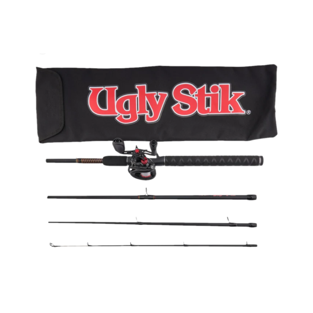 UGLY STIK GX2 7' MH 4PC CASTING COMBO