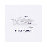 DLYFULL CR425 3V NEEDLE BATTERY 5 PACK