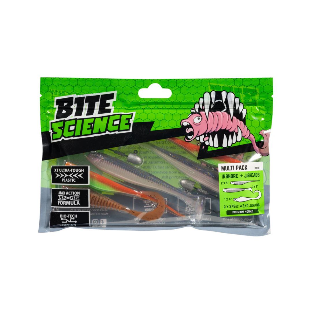 BITE SCIENCE INSHORE + JIGHEAD MULTI PACK