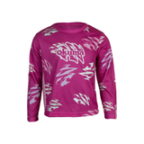OKUMA KIDS LONG SLEEVE PINK CLAW CAMO T-SHIRT