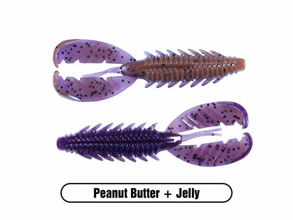 X ZONE ADRENALINE CRAW JR 3.5" PRO SERIES LURE ( 7 PACK)