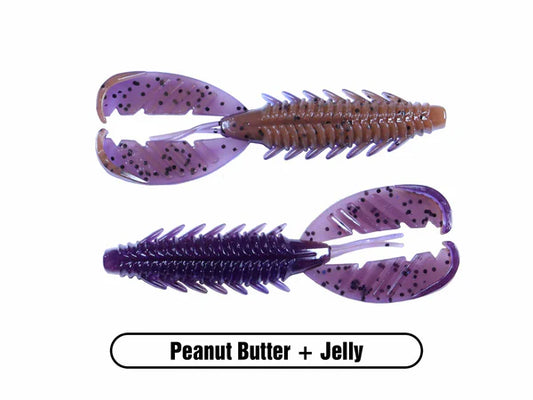 X ZONE ADRENALINE CRAW JR 3.5" PRO SERIES LURE ( 7 PACK)