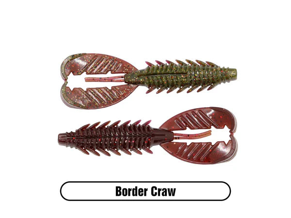 X ZONE ADRENALINE CRAW JR 3.5" PRO SERIES LURE ( 7 PACK)
