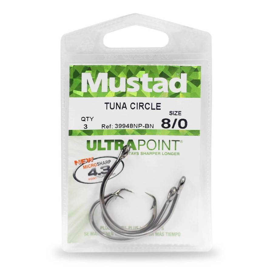 MUSTAD TUNA CIRCLE HOOKS 39948NP-BN