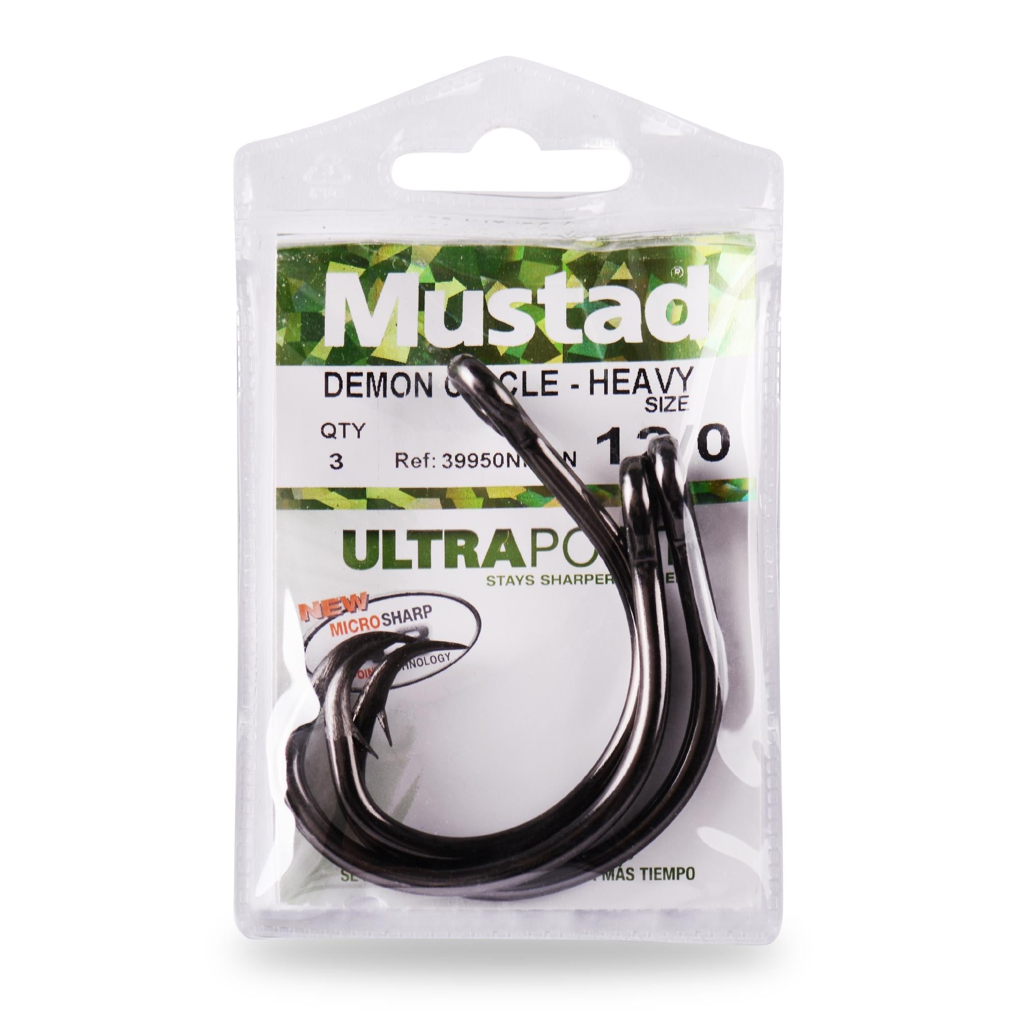MUSTAD DEMON CIRCLE HOOK - HEAVY 39950NP-BN
