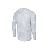 PELAGIC FREESPOOL HOODED FISHING SHIRT - BRUSH CAMO LIGHT GREY