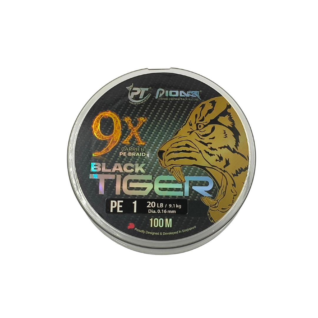 PIONEER BLACK TIGER 9X BRAID 100M