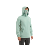 PELAGIC EXO TECH HOODED SHIRT - SOLID SAGE
