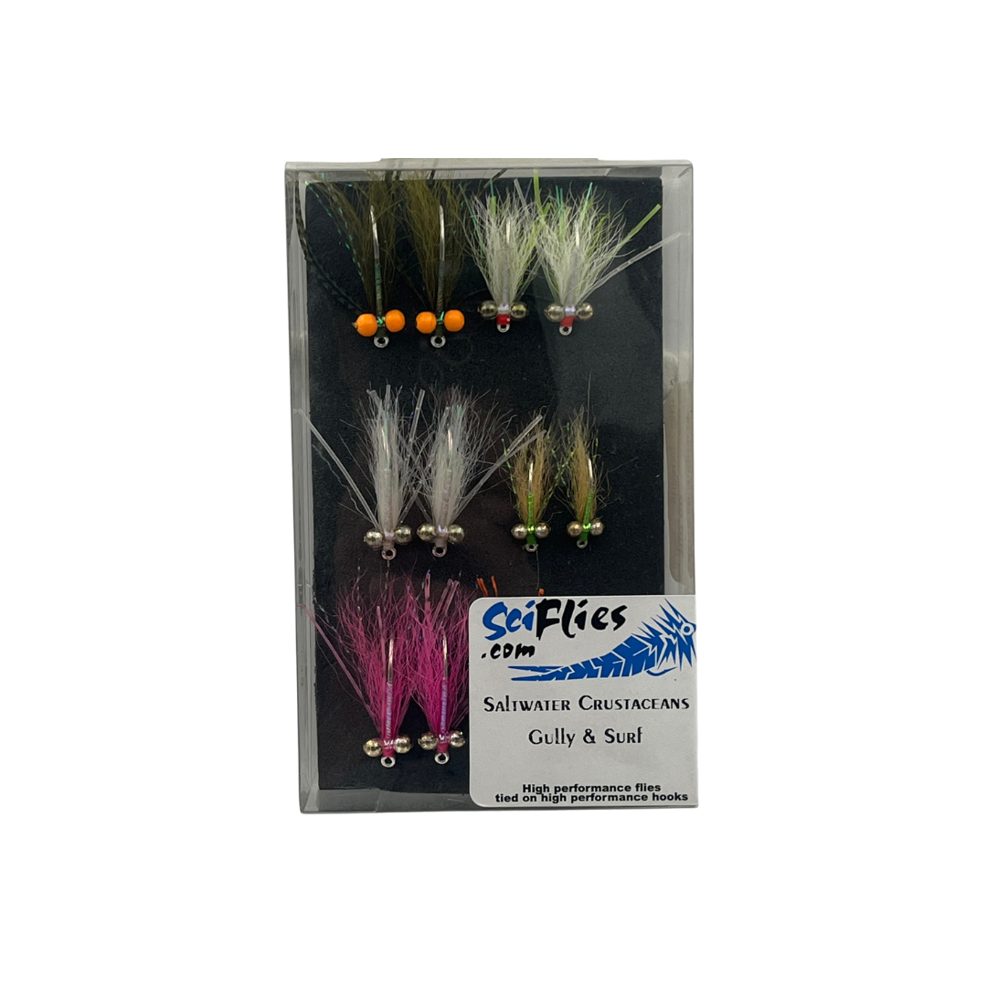SCI FLIES SALTWATER CRUSTACEANS GULLY AND SURF