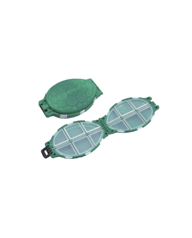 PREDATOR TORTOISE DOUBLE SIDED 12 COMPARTMENT FLY BOX