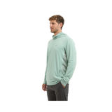 PELAGIC EXO TECH HOODED SHIRT - SOLID SAGE