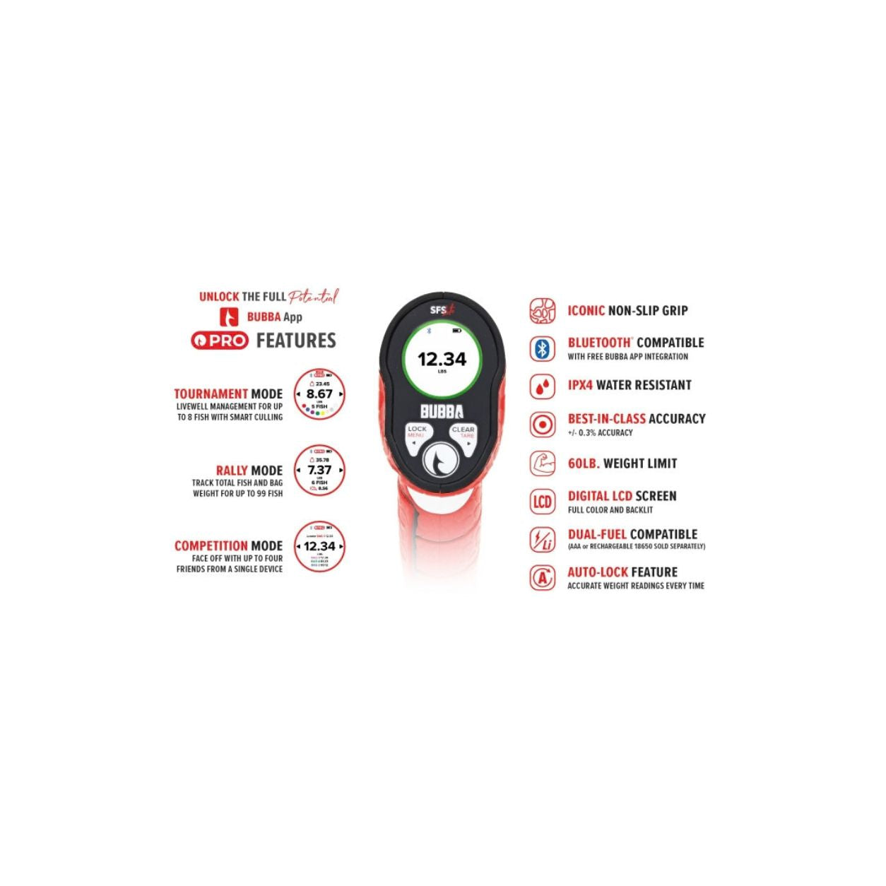 BUBBA SMART FISH SCALE LITE