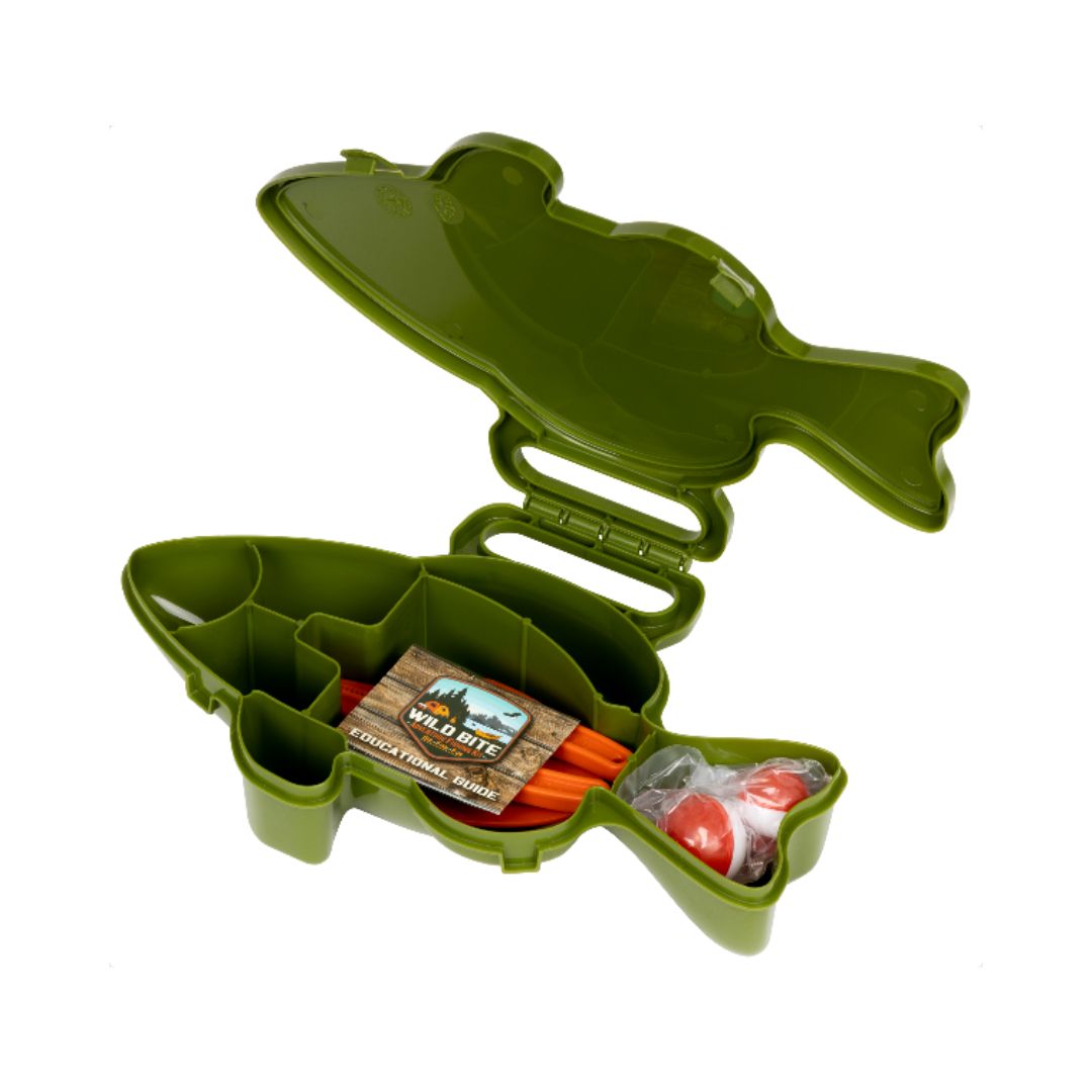 FLAMBEAU WILD BITE 25PC ADVENTURE FISHING KIT - BASS
