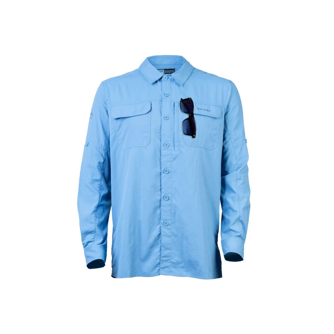 WATAMU PEMBA SHIRT - SKY BLUE