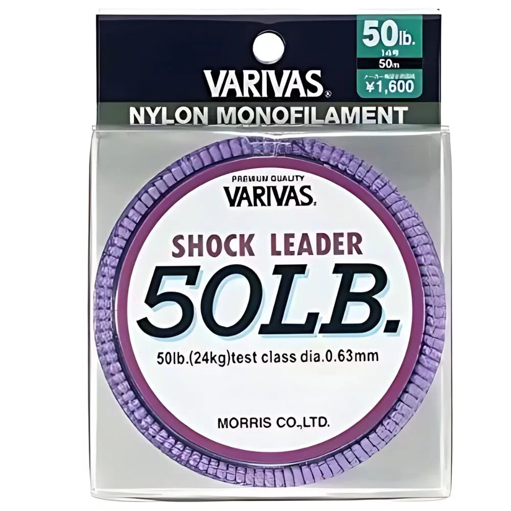 VARIVAS NYLON MONOFILAMENT SHOCK LEADER 50M