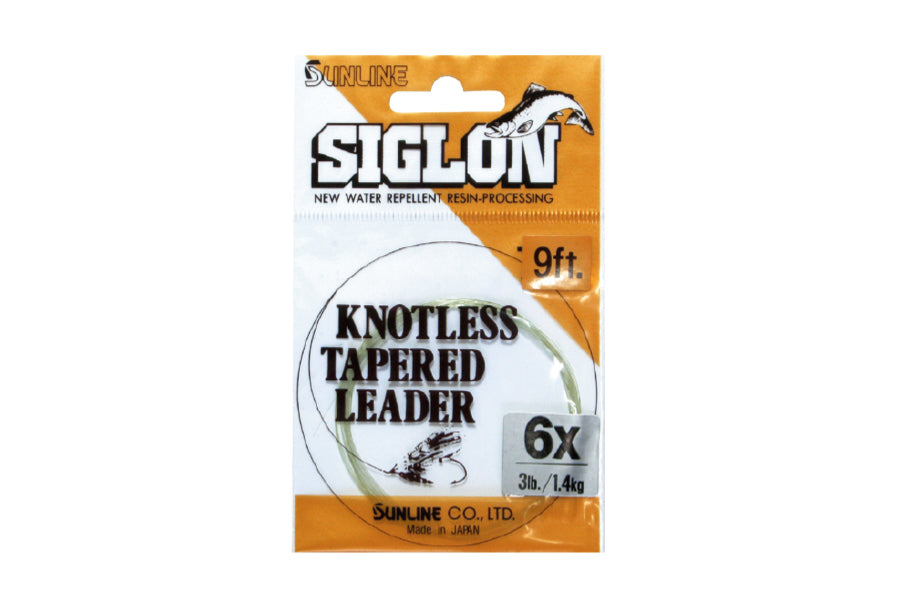 SIGLON 9FT KNOTLESS TAPERED LEADER