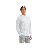 PELAGIC FREESPOOL HOODED FISHING SHIRT - BRUSH CAMO LIGHT GREY