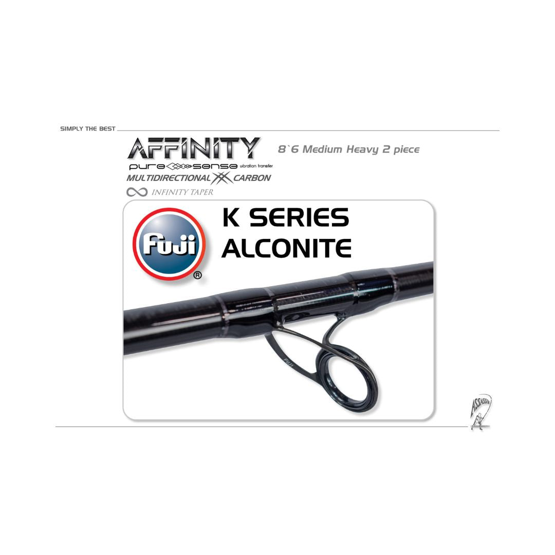 ASSASSIN AFFINITY 12' XH 2PC SHOREGAME ROD