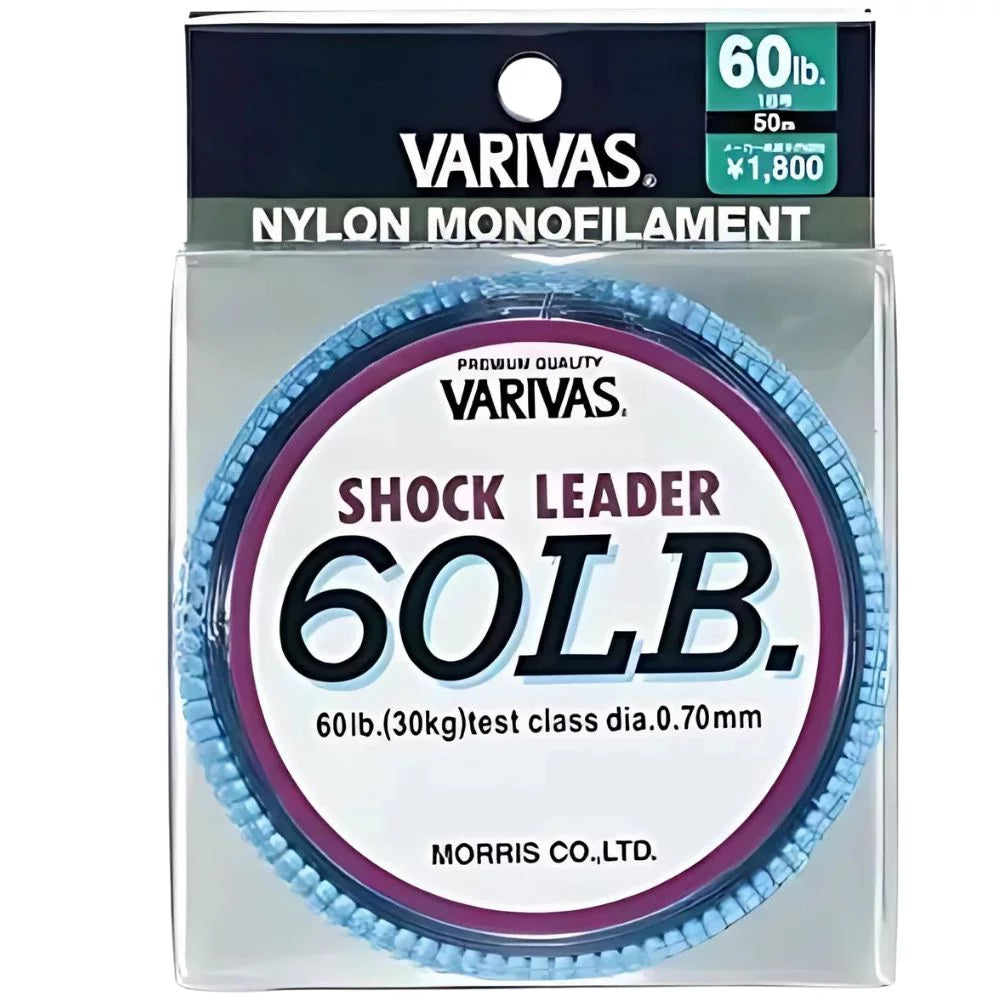 VARIVAS NYLON MONOFILAMENT SHOCK LEADER 50M