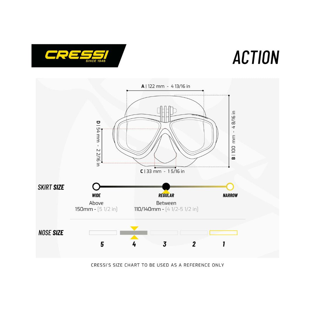 CRESSI ACTION MASK