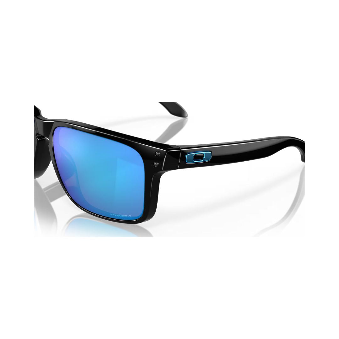 OAKLEY HOLBROOK XL PRIZM SAPPHIRE LENSES POLISHED BLACK SUNGLASSES