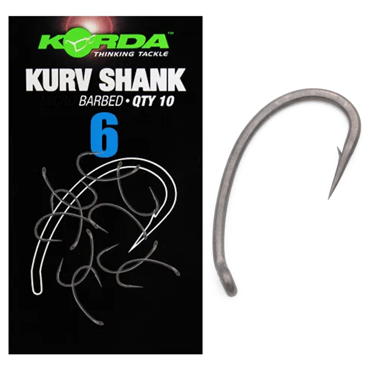 KORDA KURV SHANK HOOKS