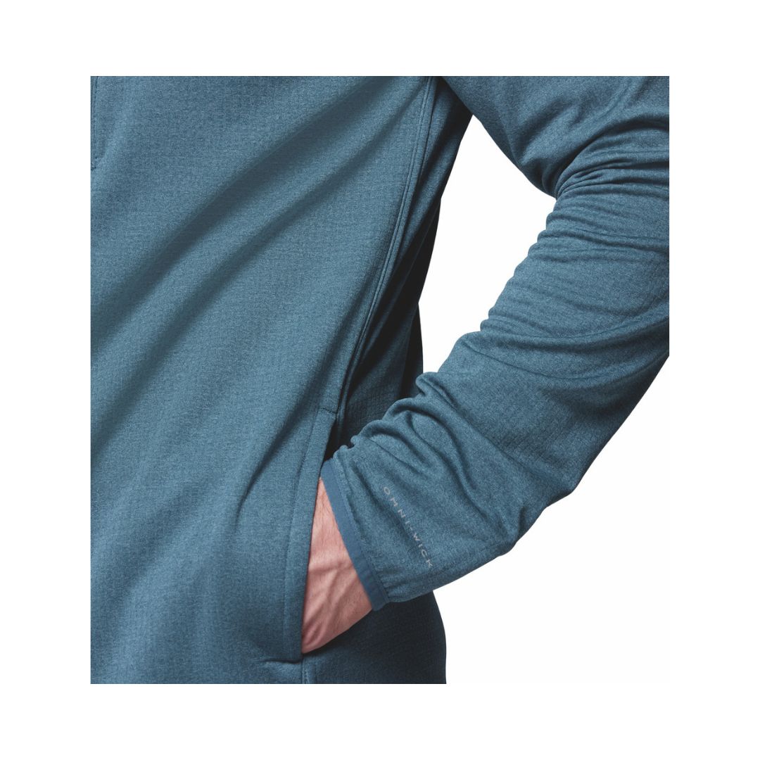 COLUMBIA MEN'S ESSENTIAL HIKE GRID FLEECE FULL ZIP JACKET