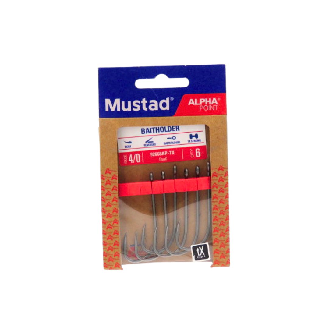 MUSTAD BAITHOLDER FISHING HOOKS AP-TX 92668